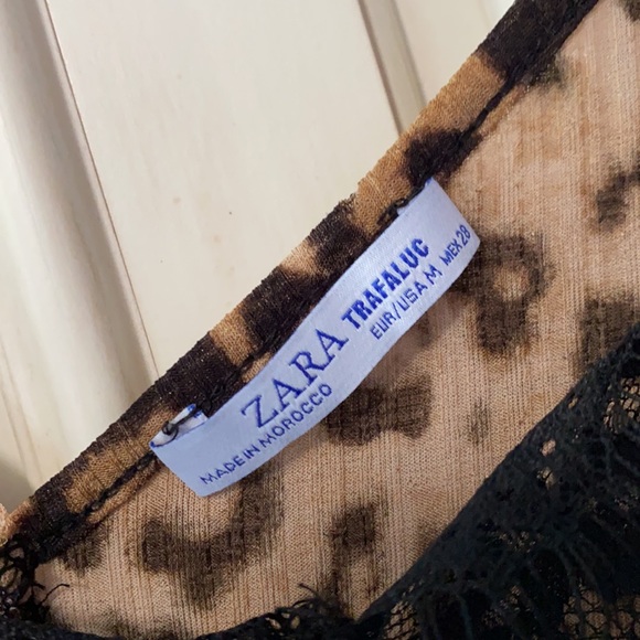 Lace Cheetah Tank - Picture 3 of 4